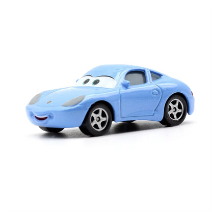 5 pièces Disney Pixar foudre McQueen voitures 1:55 véhicule moulé sous pression carrosserie en métal alliage matériel enfant modèle jouet voiture cadeau d'anniversaire