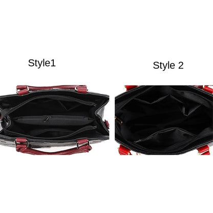 Sacs à bandoulière décontractés en cuir PU pour femmes, sac à main fourre-tout de luxe pour dames, grande capacité, sac initié au voyage