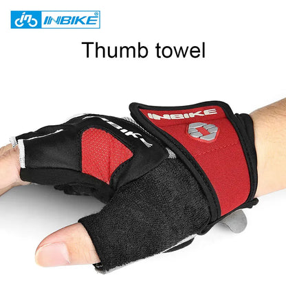 INBIKE antichoc GEL Pad gants de cyclisme demi doigt gants de Sport hommes femmes été vélo gymnase Fitness gants vtt gants IF239