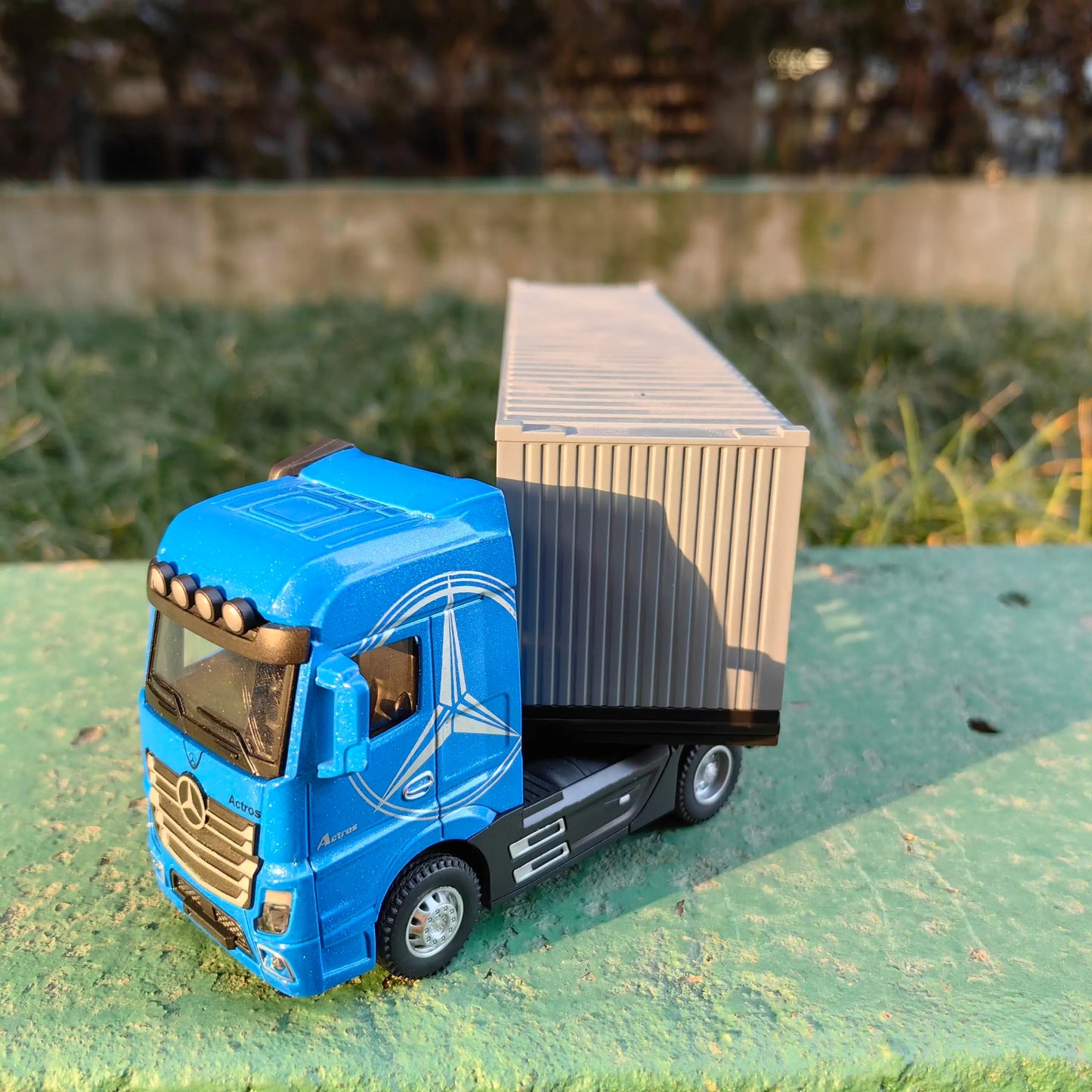 1:50 grand camion en alliage moulé sous pression modèle de voiture jouets conteneur retirer son et lumière véhicules de Transport modèle jouets pour garçons cadeaux