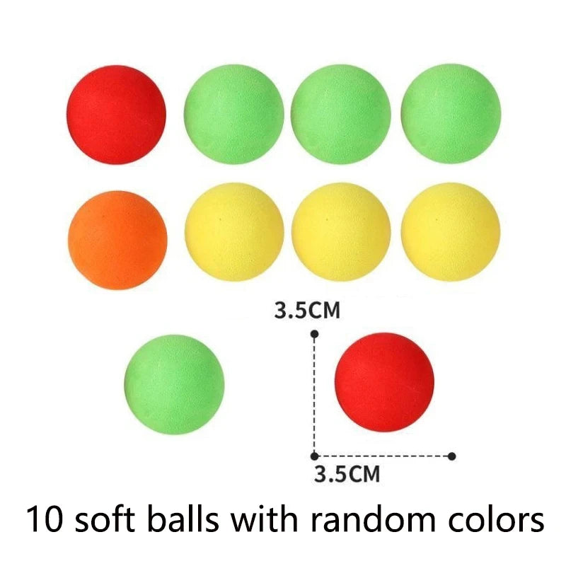 Jouet de pratique de cible de balle molle pour enfants, jouets de pratique de tir éducatifs avec balles souples