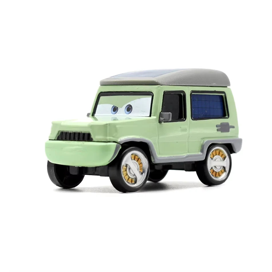 5 pièces Disney Pixar foudre McQueen voitures 1:55 véhicule moulé sous pression carrosserie en métal alliage matériel enfant modèle jouet voiture cadeau d'anniversaire