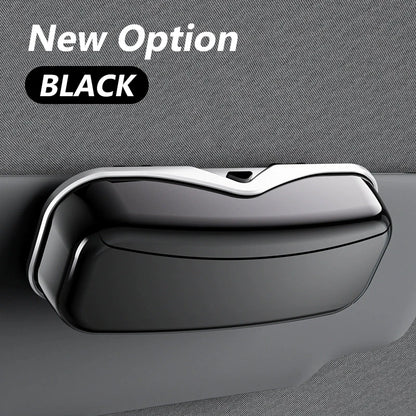 Étui à lunettes pour visière de voiture, ABS de qualité supérieure, flocage intérieur de lunettes de soleil, organisateur, mallette de rangement, boîte de Protection anti-rayures pour lunettes