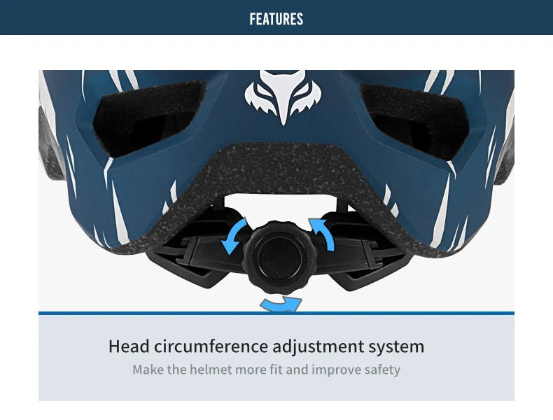 BATFOX-Casque de vélo pour homme, casque de vélo, casque de vélo de montagne, casque de vélo VTT, casquettes de vélo