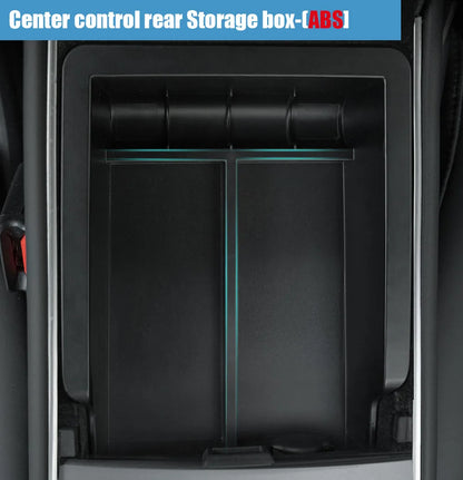 Accoudoir central caché, boîte de rangement, support de verre, organisateur de Console, accessoires pour Tesla modèle 3 Highland 2025 modèle Y 2021 – 2025