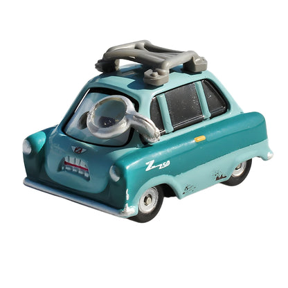 Disney Pixar-Voitures Rains Mcqueen Mack UnmunCollection pour enfants, véhicules moulés sous pression, modèle de jouet en alliage, cadeau, 3 jouets, 1:55
