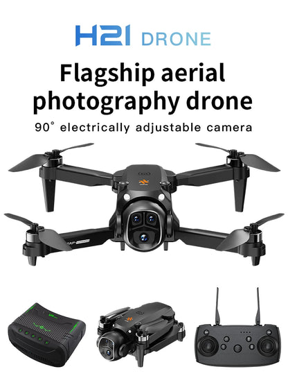 Xiaomi H21 RC Drone 4K professionnel évitement d'obstacles quadrirotor grand Angle HD caméra pliante hélicoptère RC WIFI FPV 2025 chaud