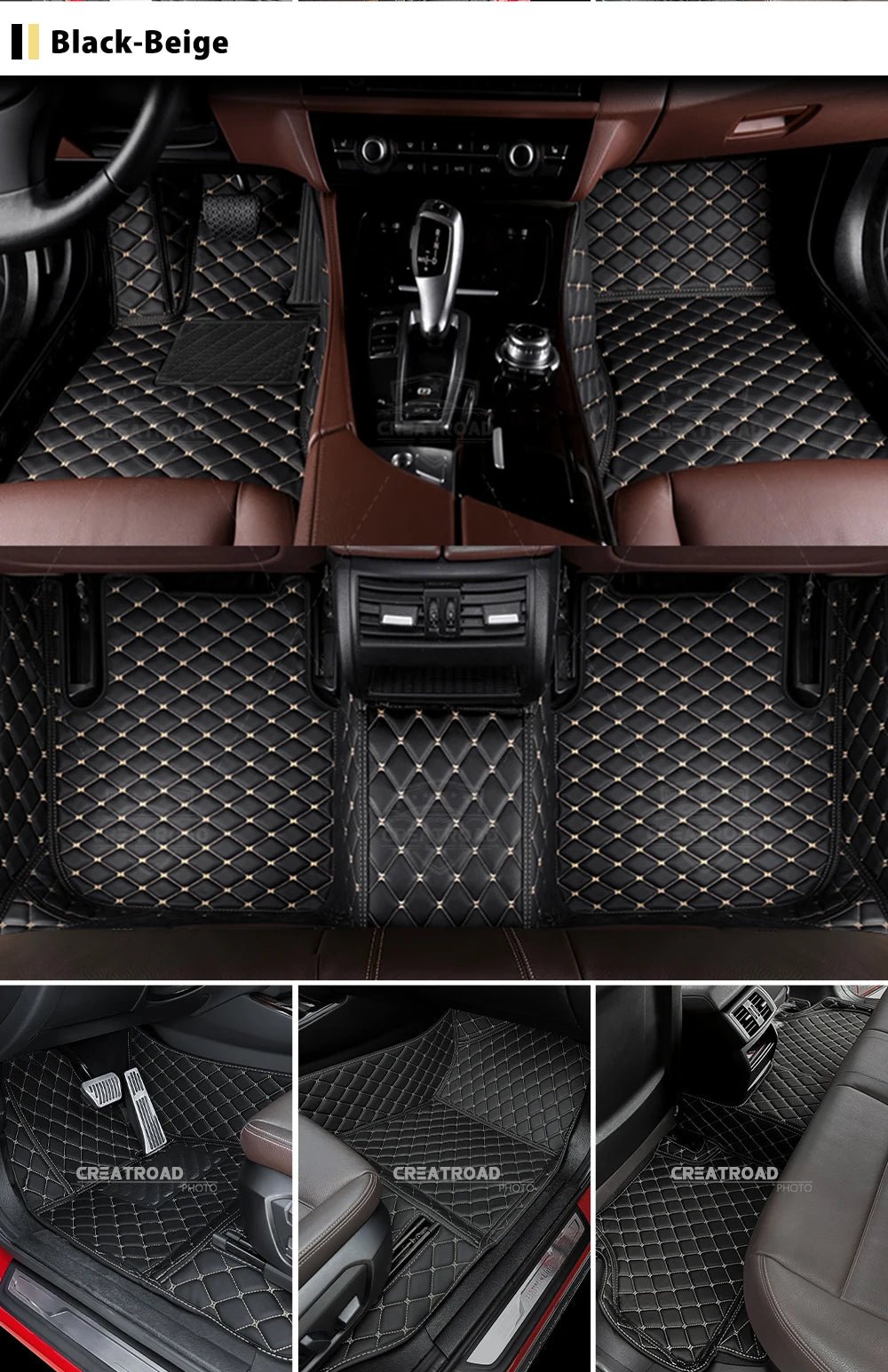 Tapis de sol de voiture personnalisé, couverture de tapis automobile, accessoires d'intérieur, pour Hyundai Tucson L (Turbo hybride/carburant) 2021 2022 2023 2024