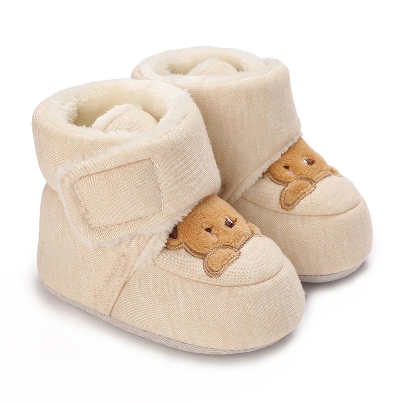 Mode bébé filles garçons mignon doux dessin animé coton enfant en bas âge chaussures premier marcheur chaussures pour les nouveau-nés