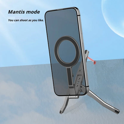 Trépied magnétique universel en aluminium pour trépied Magsafe, support pliable pour appareil photo et téléphone