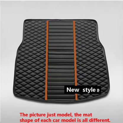 Tapis de sol de voiture en cuir de luxe personnalisé pour Renault Clio 4 2013 2014 2015 2016, ensemble complet d'accessoires imperméables pour femmes