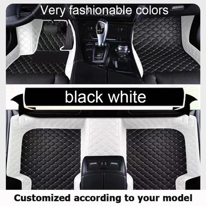 Tapis de sol de voiture en cuir de luxe personnalisé pour Renault Clio 4 2013 2014 2015 2016, ensemble complet d'accessoires imperméables pour femmes