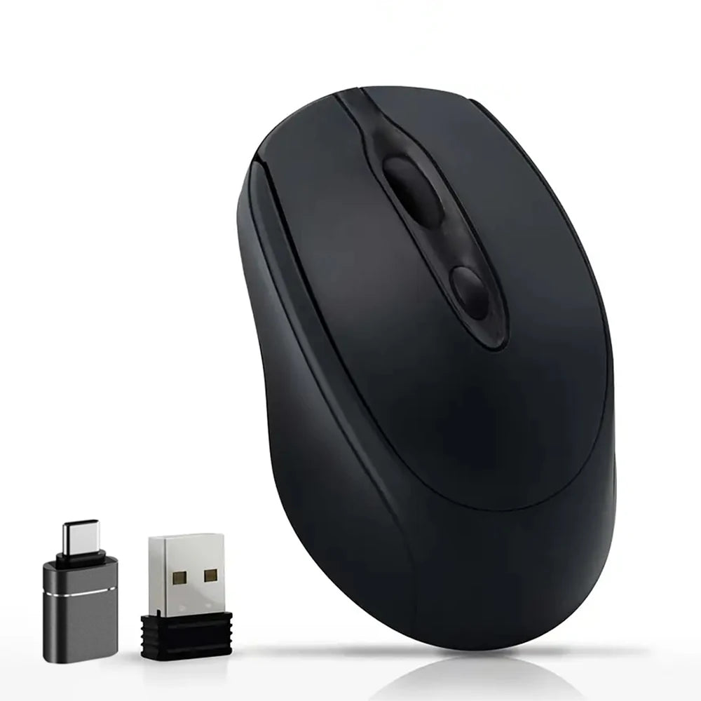 Souris d'ordinateur sans fil Rechargeable 2.4G, Compatible Bluetooth, USB, silencieuse, pour PC, ordinateur portable, Macbook, tablette