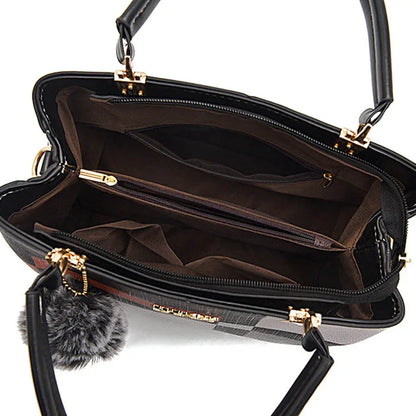 Sacs à bandoulière décontractés en cuir PU pour femmes, sac à main fourre-tout de luxe pour dames, grande capacité, sac initié au voyage