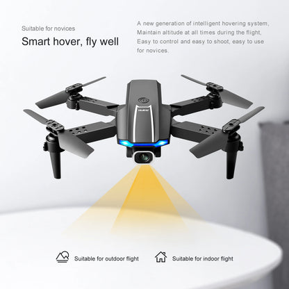 Drone RC avec caméra 4K double caméra RC quadrirotor avec fonction trajetie contrôle des gestes de vol sac de rangement drone rc drone 4k