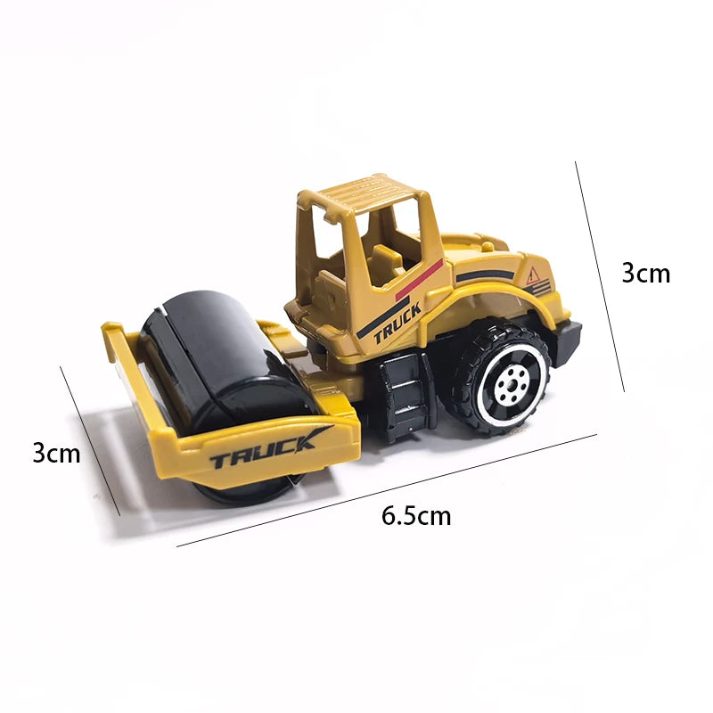 Ensemble de voiture et camion grue, jouets de Parking, véhicule d'ingénierie en alliage, tracteur, pelle, Construction pour garçon, cadeau d'anniversaire pour enfants