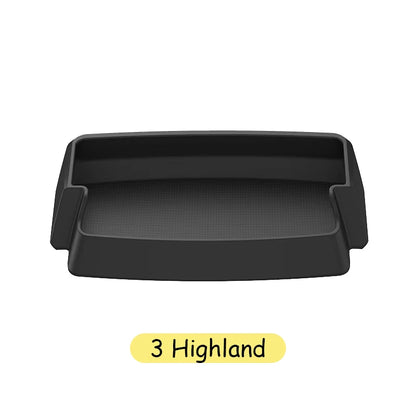 Boîte de rangement d'accoudoir Central pour Tesla modèle Y/3/3, étui de rangement pour lunettes de voiture Highland, accessoire multifonctionnel pour téléphone, nouveauté 2024