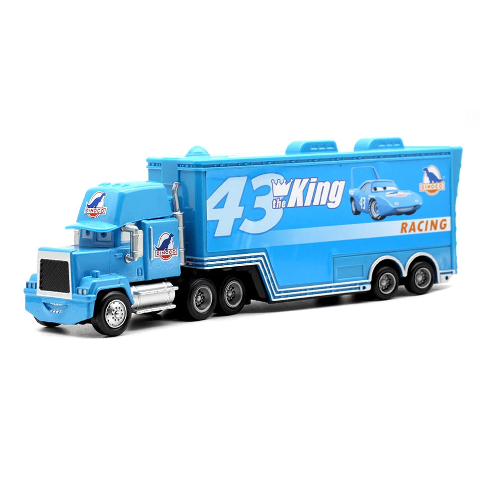 5 pièces Disney Pixar foudre McQueen voitures 1:55 véhicule moulé sous pression carrosserie en métal alliage matériel enfant modèle jouet voiture cadeau d'anniversaire