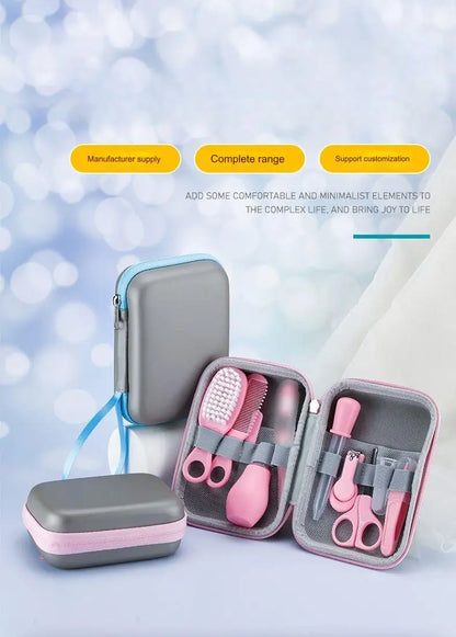 8 pièces/ensemble peigne nez inhalateur EVA paquet ensemble de soins Coisas Para Bebê 13 pièces mignon nouveau-né bébé multifonctionnel bébé coupe-ongles 8