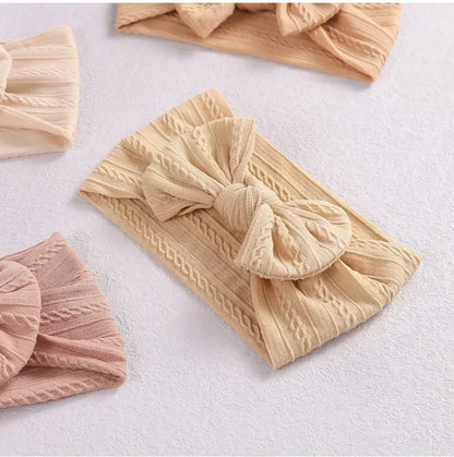 Bandeau élastique en Jacquard avec nœud papillon pour bébés, couvre-chef à nœud papillon, mignon, pour bébés filles, photographie pour nouveau-nés