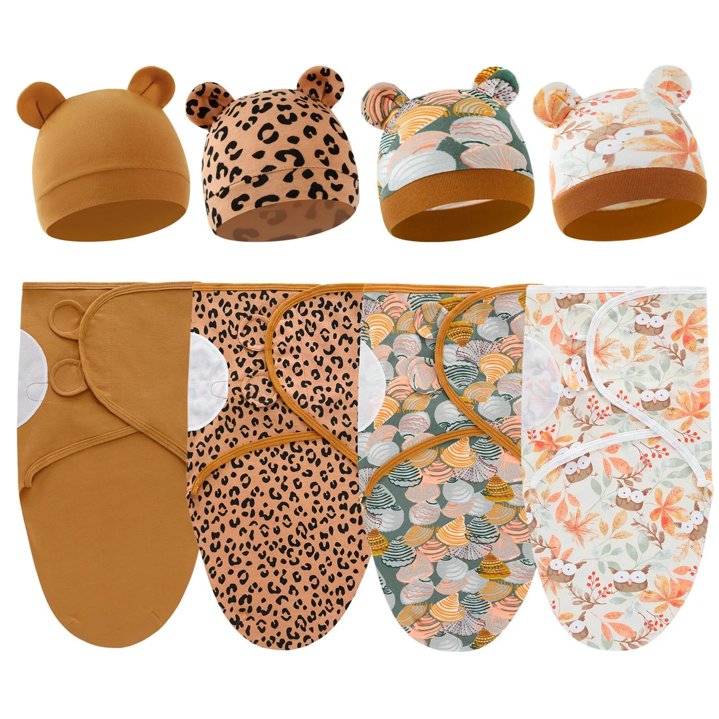 Bébé lange d'emmaillotage doux cocon bébé couvertures nouveau-né lange d'emmaillotage chaud coton bébé literie couverture