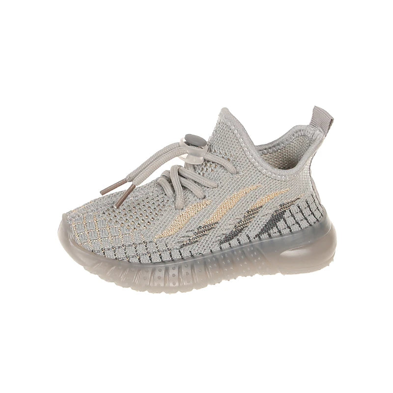Chaussures légères décontractées en noix de coco pour enfants tissées avec semelles en caoutchouc pour bébés, garçons et filles. Bre de maille de sports de plein air antidérapant