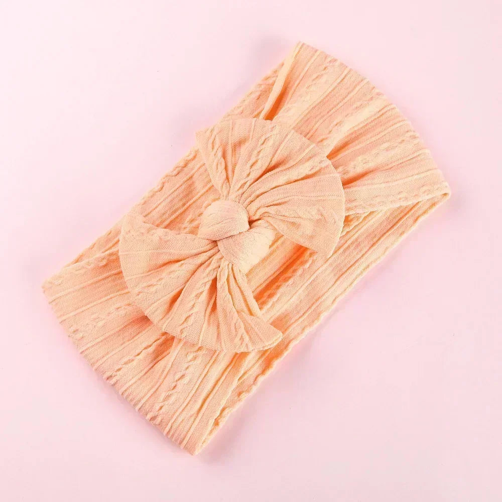 Bandeau élastique en Jacquard avec nœud papillon pour bébés, couvre-chef à nœud papillon, mignon, pour bébés filles, photographie pour nouveau-nés