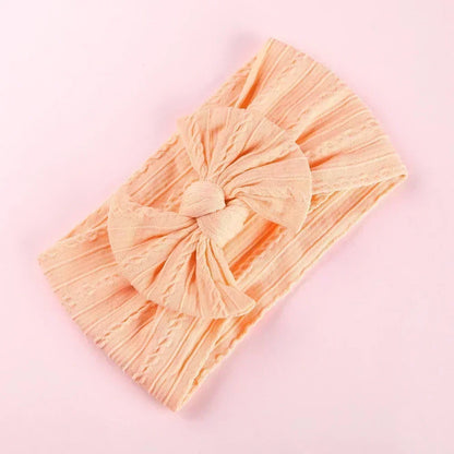 Bandeau élastique en Jacquard avec nœud papillon pour bébés, couvre-chef à nœud papillon, mignon, pour bébés filles, photographie pour nouveau-nés