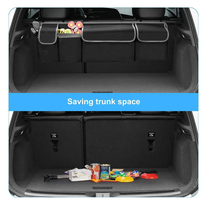 Organisateur de coffre de voiture, sac de rangement de siège arrière, haute capacité, multi-usage, Oxford, organisateurs arrière de siège de voiture, intérieur d'automobile