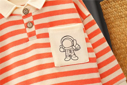 Ensemble de 2 pièces de vêtements de sport décontractés pour enfants, sweats à capuche à bandes, jeans pour garçons, survêtements pour enfants, tenue de printemps et d'automne, 0 à 5 ans, nouveau