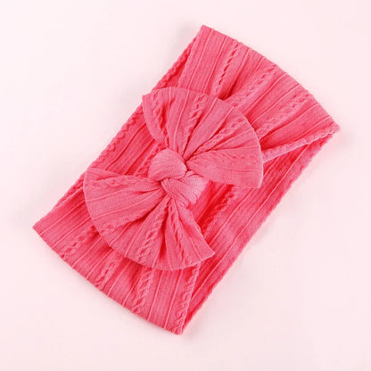 Bandeau élastique en Jacquard avec nœud papillon pour bébés, couvre-chef à nœud papillon, mignon, pour bébés filles, photographie pour nouveau-nés