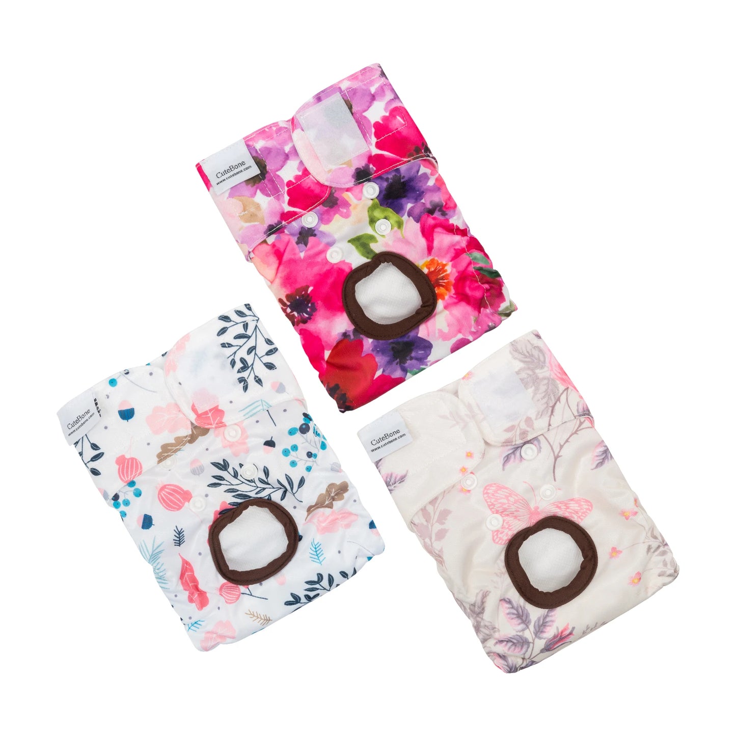 (3 pièces par paquet) couches pour chien femelle CuteBone couches réutilisables pour période de chien couches lavables pour chien femme pour Cycle de chaleur
