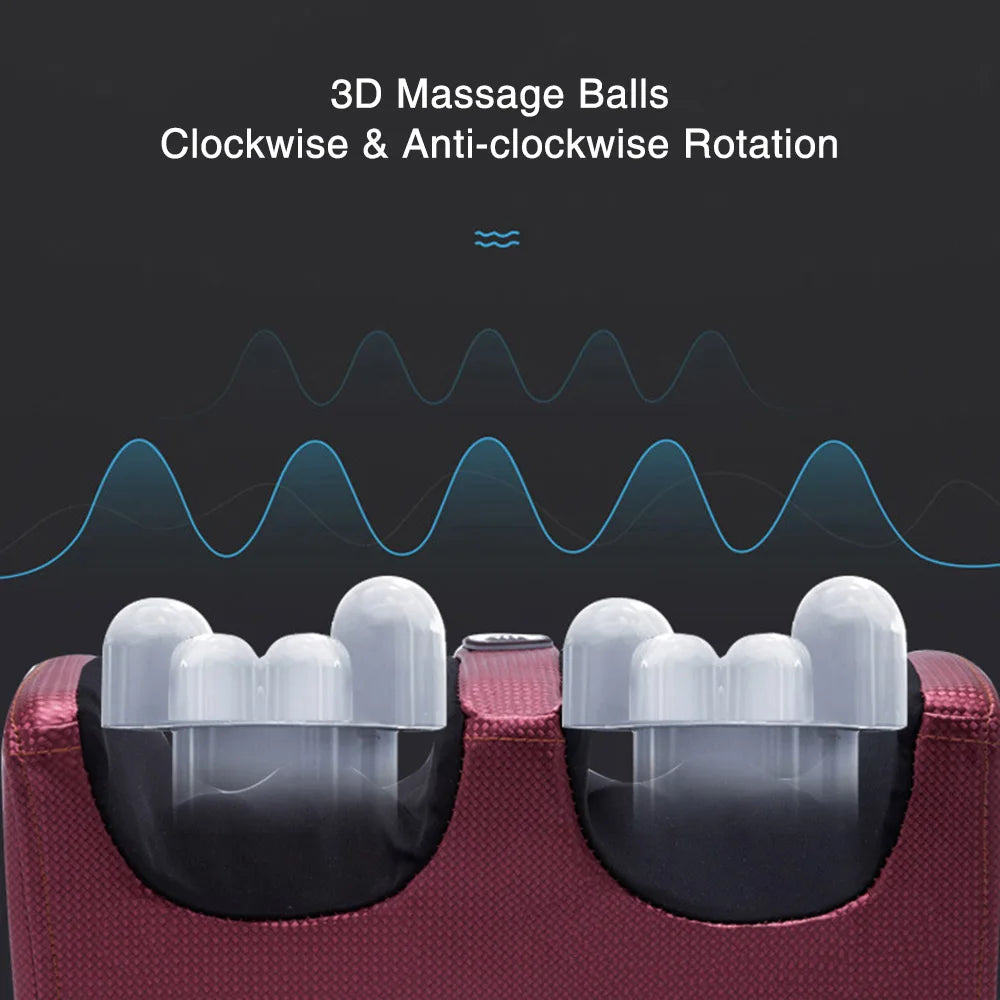 Masseur électrique de pieds, thérapie chauffante, Compression chaude, rouleau de pétrissage Shiatsu, Relaxation musculaire, soulagement de la douleur, Machine de Spa des pieds