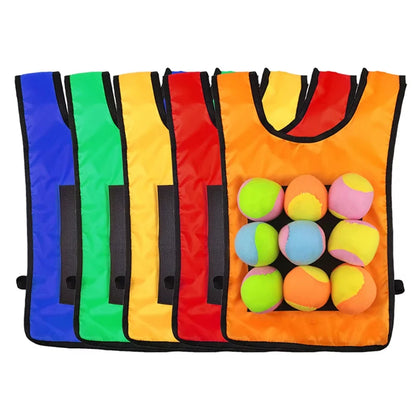 Gilet de jeu de balle Dodge collant, jouet de sport de plein air, accessoires en tissu Jersey, capture de balles en polaire douce, sans danger pour les enfants, adolescents et adultes