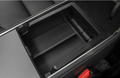 Accoudoir central caché, boîte de rangement, support de verre, organisateur de Console, accessoires pour Tesla modèle 3 Highland 2025 modèle Y 2021 – 2025