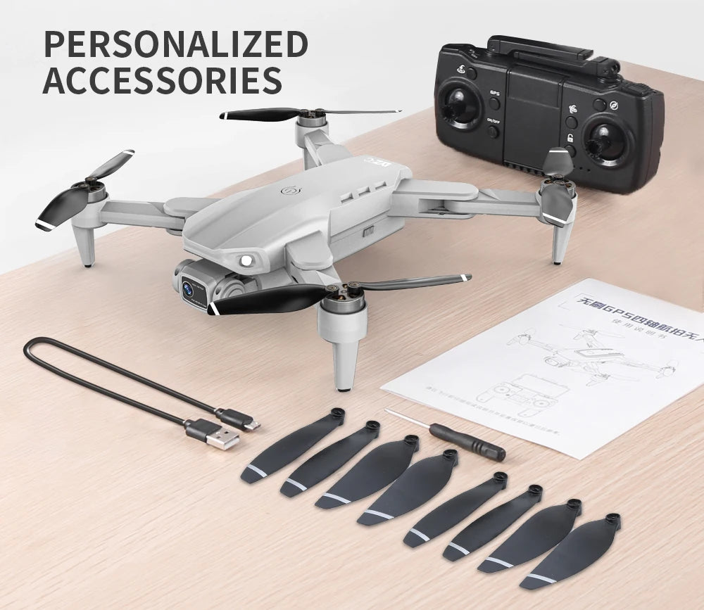 LYZRC L900 PRO GPS Drone 4K professionnel HD double caméra 5G WIFI moteur sans brosse FPV quadrirotor pliable photographie aérienne Drone