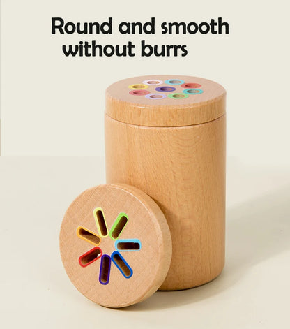 Jouets Montessori en bois, jouets de tri des couleurs, motricité Fine, jeux de correspondance sensorielle, jouets éducatifs pour enfants de 1 à 3 ans, cadeau de 3 ans et plus