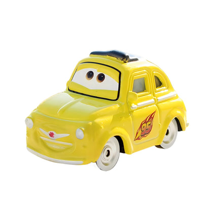 Disney Pixar-Voitures Rains Mcqueen Mack UnmunCollection pour enfants, véhicules moulés sous pression, modèle de jouet en alliage, cadeau, 3 jouets, 1:55