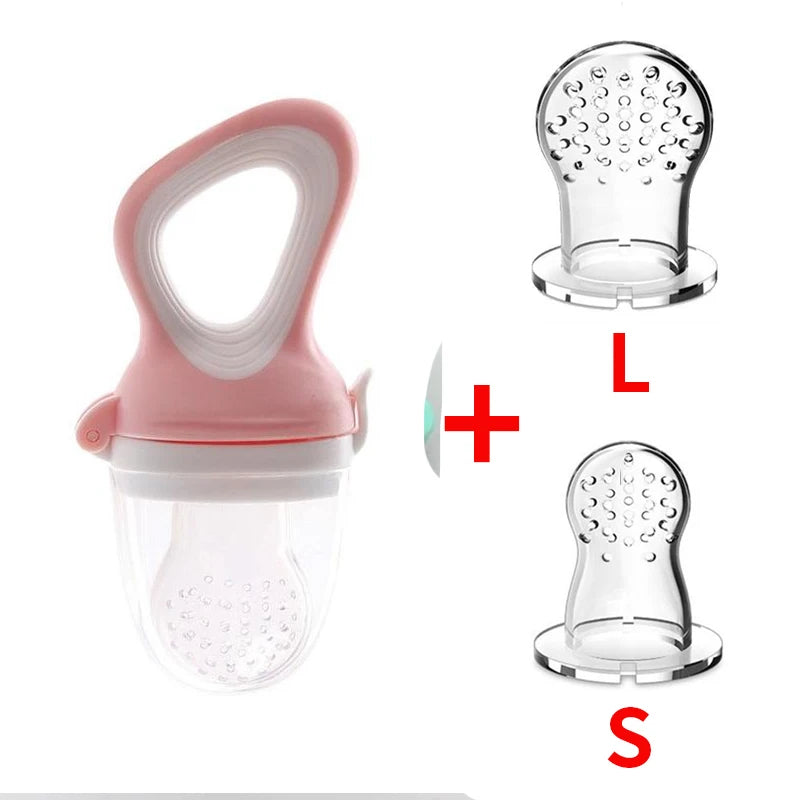 3 en 1 sac nouveau-né bébé aliments frais mangeoire Silicone anneau de dentition jouet mangeoire à fruits sucette formation manger fruits meulage bâton mignon