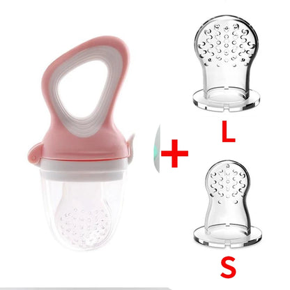 3 en 1 sac nouveau-né bébé aliments frais mangeoire Silicone anneau de dentition jouet mangeoire à fruits sucette formation manger fruits meulage bâton mignon