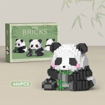 Mini Animal de Style Chinois à Assembler Soi-Même, Briques de Construction, Modèle Créatif, pour Garçon