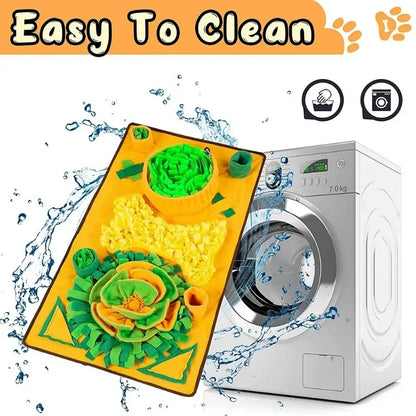 Grand tapis à renifler pour chiens, entraînement interactif pour animaux de compagnie et soulagement du Stress, tapis d'alimentation à renifler, mangeoire lente, tapis de friandises pour chiens, jouets pour chiens