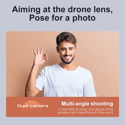Drone de contrôle d'écran D18, moteur sans balais, quatre côtés d'évitement d'obstacles, flux optique 5G WiFi FPV, avion de photographie aérienne