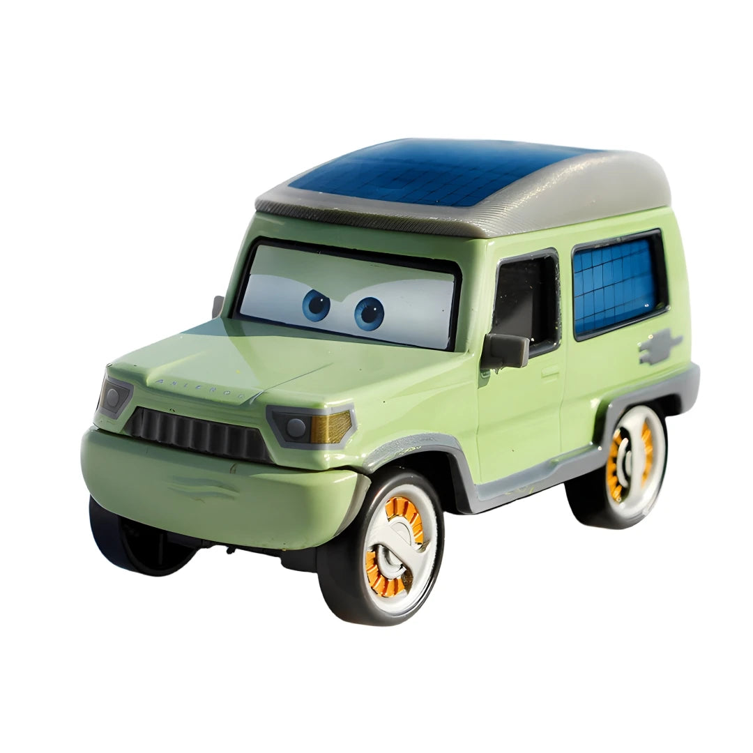 Disney Pixar-Voitures Rains Mcqueen Mack UnmunCollection pour enfants, véhicules moulés sous pression, modèle de jouet en alliage, cadeau, 3 jouets, 1:55