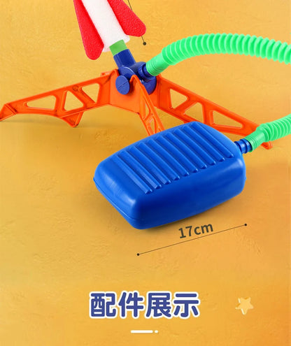 Lanceur de fusée pour enfants, pompe à pas, puissance pressée à Air, jeux familiaux en plein Air, cadeaux d'anniversaire, jouets de sport pour enfants
