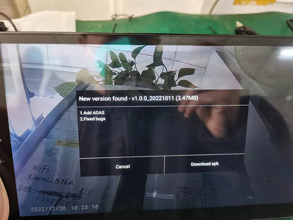 Caméra de tableau de bord DVR de voiture, Full HD 1080P, caméra de tableau de bord pour lecteur DVD Android, ADAS Sat, unité de navigation WS, audio automatique, alarme vocale, vidéo statique
