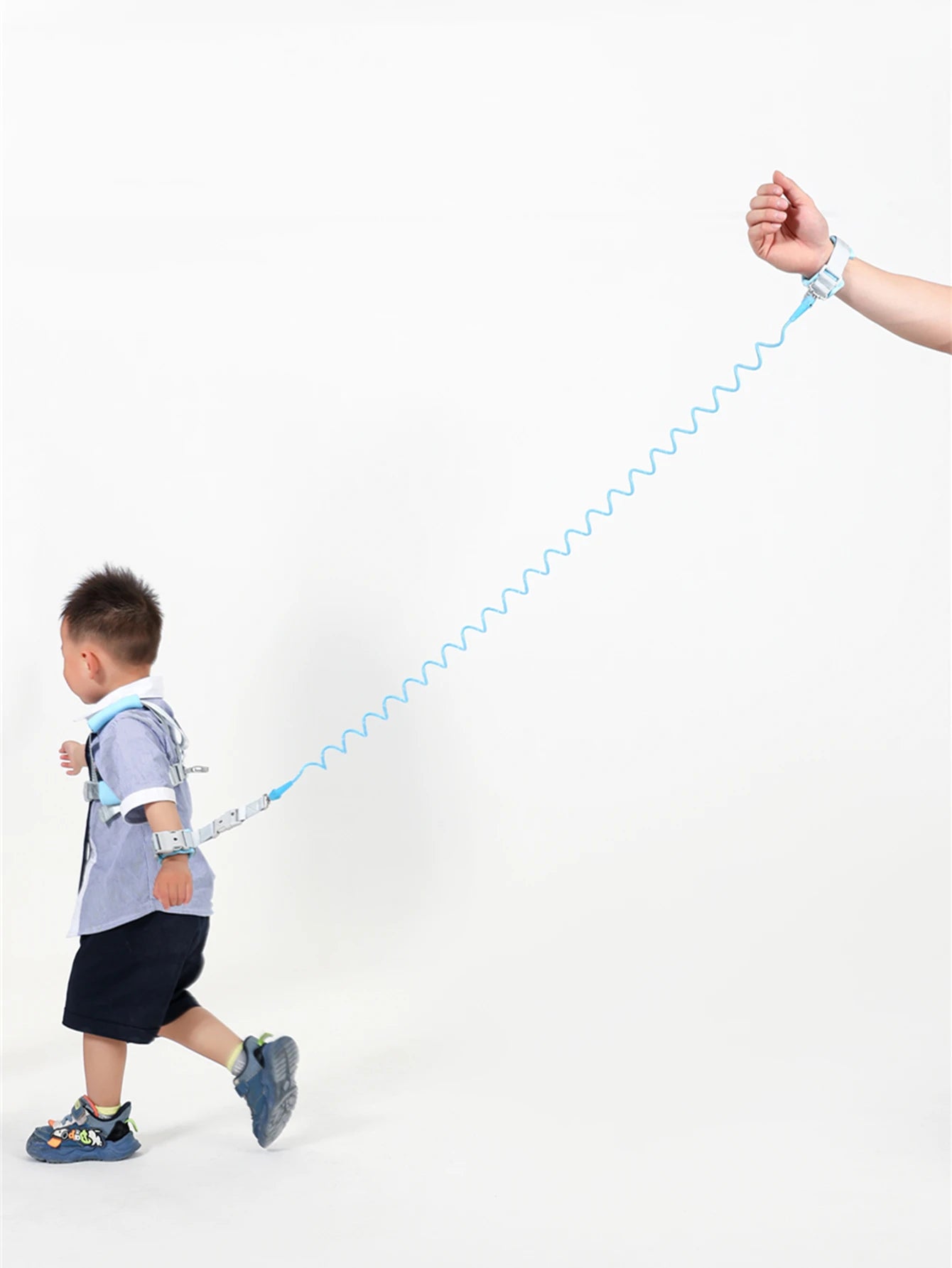 Ceinture de prévention des pertes pour nourrissons et jeunes enfants, corde de Traction, Bracelet de prévention des pertes pour bébé, corde à ressort de 1.5m, marche sûre pour bébé
