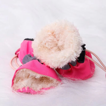 Chaussures antidérapantes pour chiot, 4 pièces, imperméables, pour animaux de compagnie, bottes de neige, de pluie, pour chien, chiot, chat, Chihuahua, soins des pattes, hiver