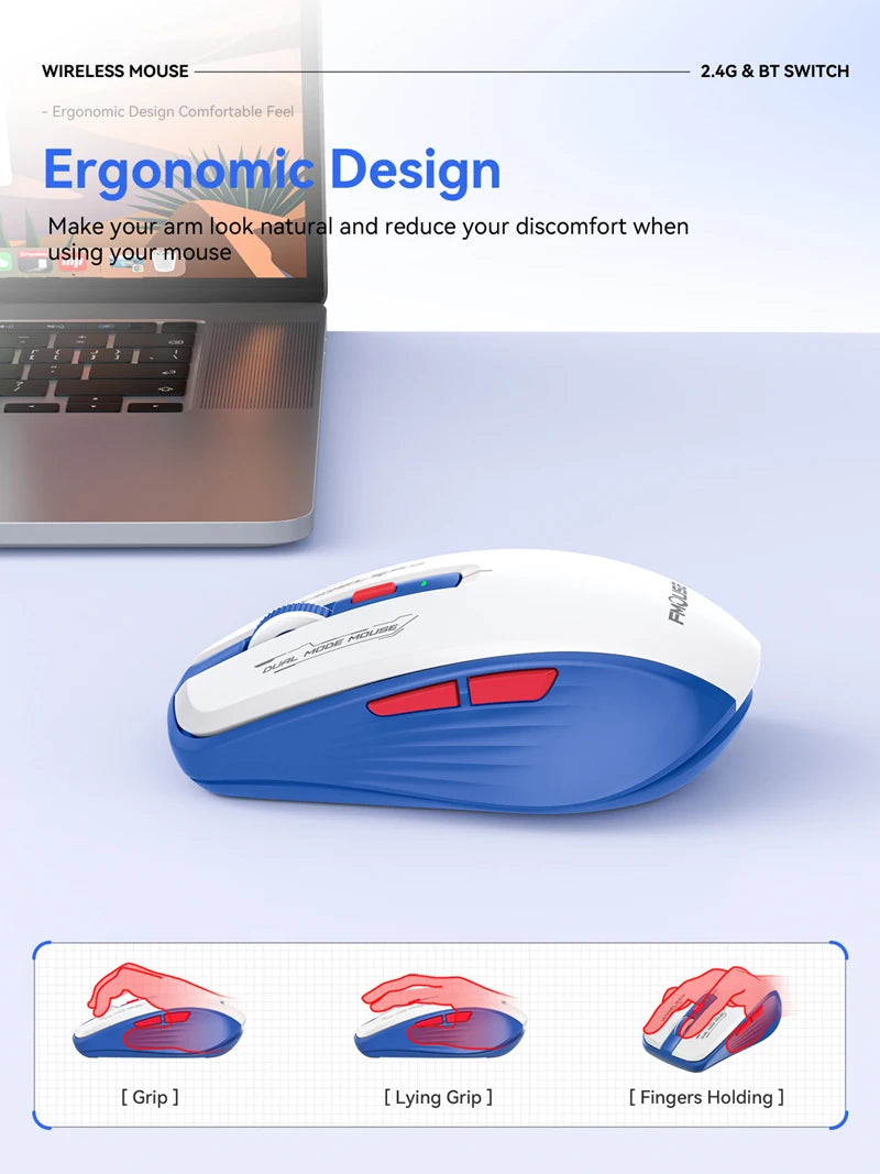 Xiaomi M303L souris sans fil Bluetooth 2.4G double Mode 1600 DPI tablette silencieuse ordinateur Portable bureau souris Portable pour Android ios
