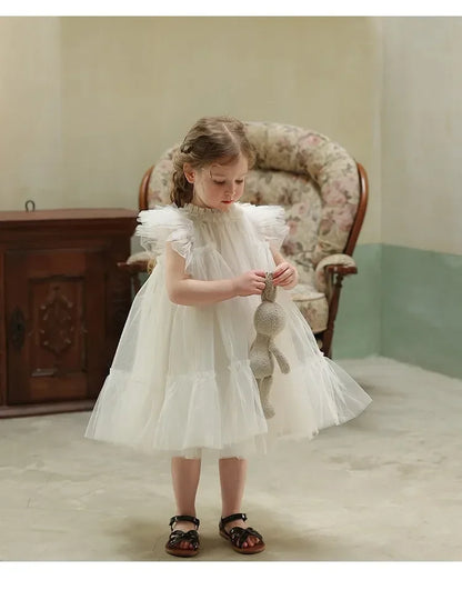 Robe d'été pour bébé fille, tenue de fête d'anniversaire, tutu